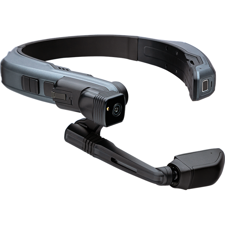 RealWear Navigator 500, 20 Grad Sichtfeld, 854 x 480 Pixel pro Auge, 64 GB Speicher
