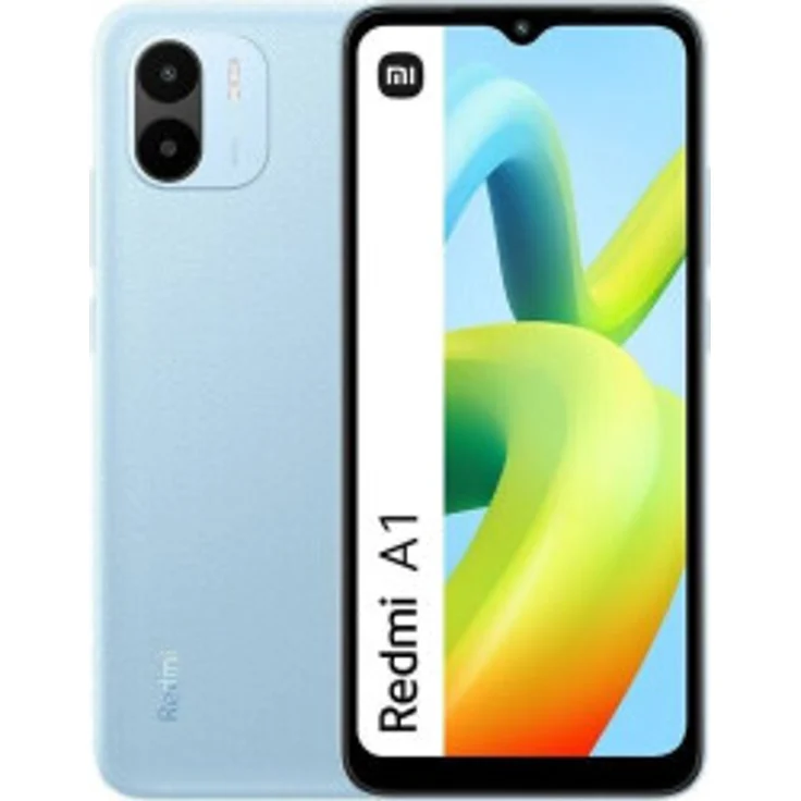 Xiaomi Redmi A1 Smartphone 16,561cm (6,52 Zoll) IPS-Display, 32GB interner Speicher, 2GB RAM, Dual-SIM, Android 12, Light Blue – Bild 1
