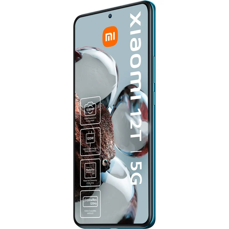 Xiaomi 12T 5G Smartphone 16,942cm (6,67 Zoll) AMOLED-Display, 256GB interner Speicher, 8GB RAM, Dual-SIM, Android 12, Blau – Bild 3
