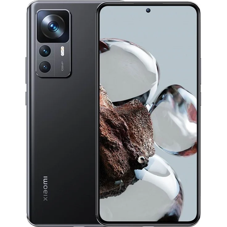 Xiaomi 12T 5G Smartphone 16,942cm (6,67 Zoll) AMOLED-Display, 256GB interner Speicher, 8GB RAM, Dual-SIM, Android 12, Schwarz – Bild 1