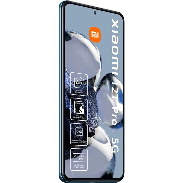 Xiaomi 12T Pro 5G Smartphone 16,942cm (6,67 Zoll) AMOLED-Display, 256GB interner Speicher, 8GB RAM, Dual-SIM, Android 12, Blau – Bild 6