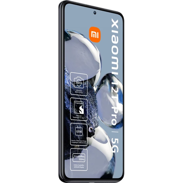 Xiaomi 12T Pro 5G Smartphone 16,942cm (6,67 Zoll) AMOLED-Display, 256GB interner Speicher, 8GB RAM, Dual-SIM, Android 12, Schwarz – Bild 7