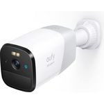 eufy Security 4G LTE Überwachungskamera außen mit 2K HD, Starlight Nachtsicht, beidseitige Audiofunktion, Personenerkennung, ohne WLAN, inkl. EIOTCLUB-SIM-Karte und integriertem lokalem Speicher (T8151321)