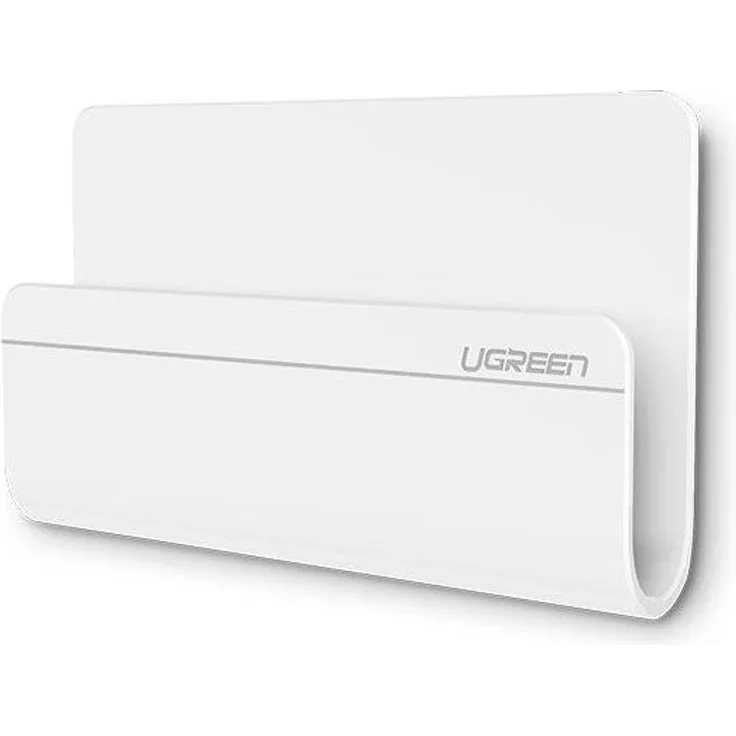 Ugreen Wall Mount Holder Wandhalterung Ladehalterung Handyhalterung Ständer tragbar kompatibel mit Tablet & Smartphones in weiß