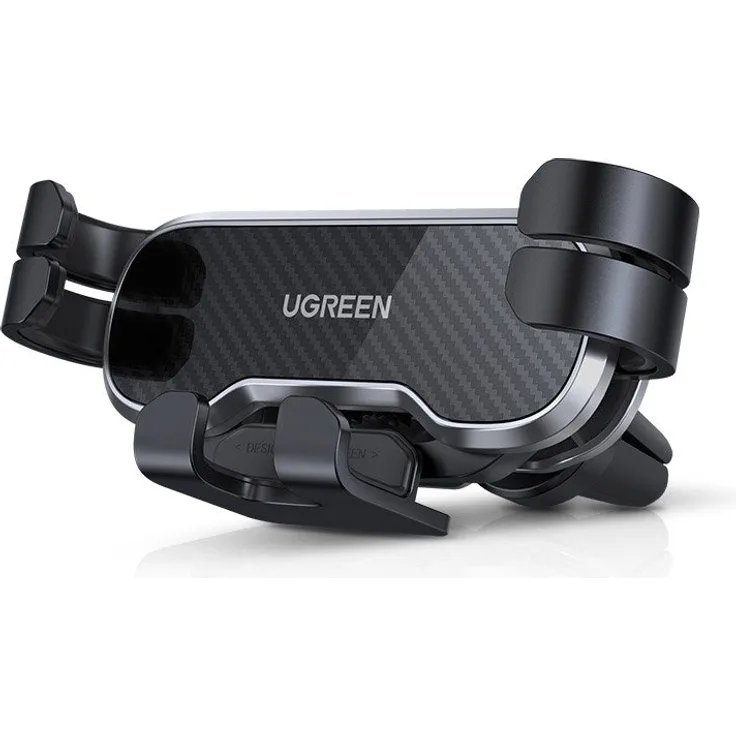Ugreen Gravity Handy-Halterung für Lüftung KFZ Halter Smartphone Lüftungsgitter in schwarz