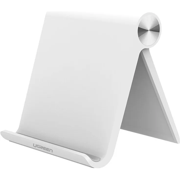 Ugreen Handy Halterung Smartphone Halter Tisch Ständer Handystand Universal für Smartphones & Tablets Weiß