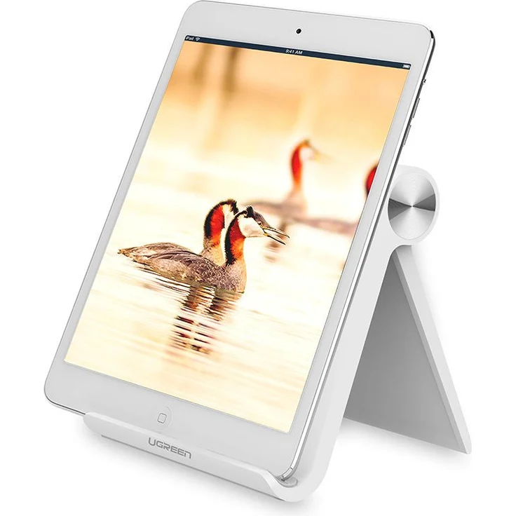 Ugreen Handy Halterung Smartphone Halter Tisch Ständer Handystand Universal für Smartphones & Tablets Weiß – Bild 3