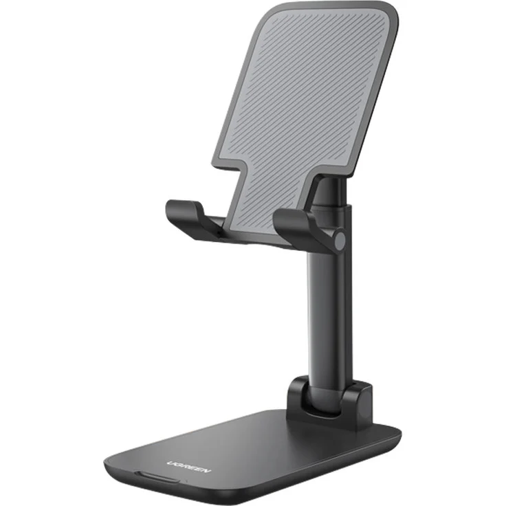 Ugreen Handyhalterung Universal Desktop Halterung Tisch Ständer Handystand Tablet Halter kompatibel mit Smartphones in Schwarz