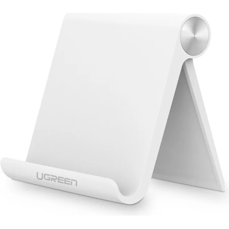 Ugreen Handy Halterung Smartphone Halter Tisch Ständer Handystand Universal für Smartphones & Tablets Weiß