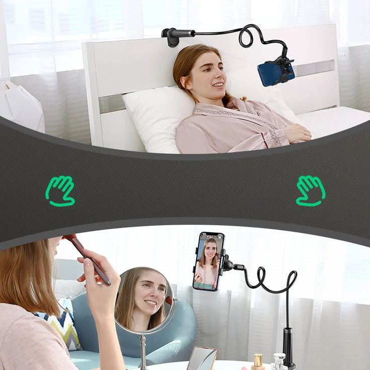 UGREEN Handyhalterung für Bett Schwanenhals Halterung Handy Tischhalterung kompatibel mit Smartphones 4-7,2 Zoll – Bild 5