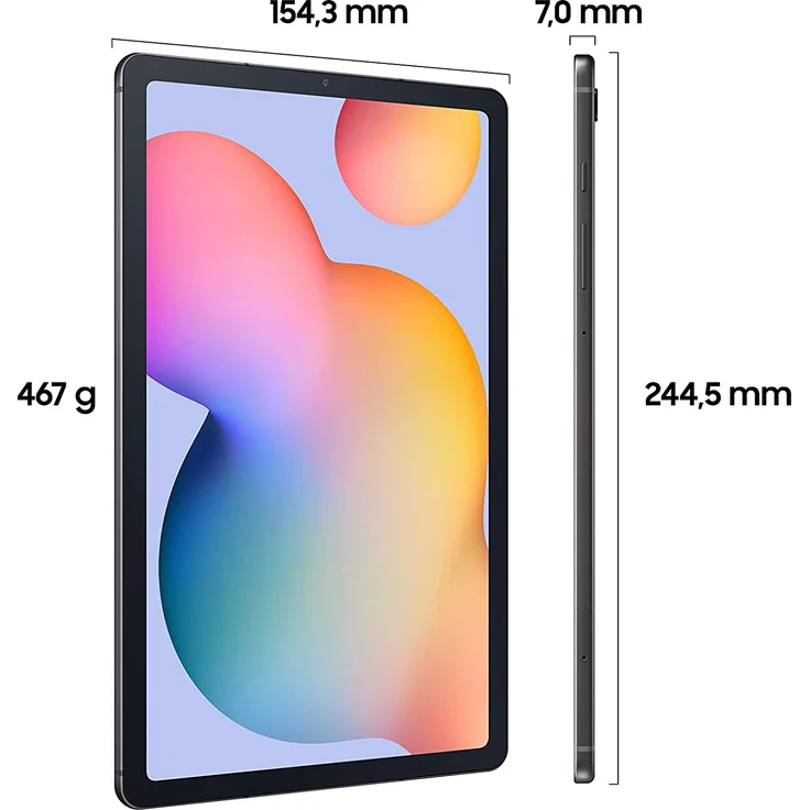 Samsung Galaxy Tab S6 Lite (2022 Edition) Full-HD-Auflösung 10,4 Zoll, WLAN-Tablet, Octa-Core, 4 GB RAM, 64 GB Speicher, Android, Oxford Gray (SM-P613NZAADBT) – Bild 2