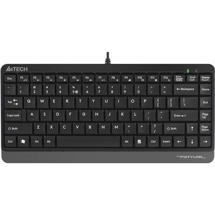 A4Tech Fstyler FK11 - Tastaturen - Grau - EN QWERTY (A4TKLA46787)