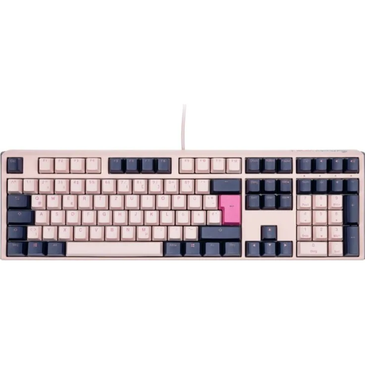 Ducky One 3 Fuji PBT rosa-blau, Layout: US QWERTY, mechanisch, Cherry MX BLUE, Tastatur (DKON2108-CUSPDFUPBBC1)