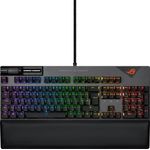 ASUS ROG Strix Flare II, Layout: DE QWERTZ, mechanisch, ASUS ROG NX RED, RGB, Gaming-Tastatur (90MP02D6-BKDA01)