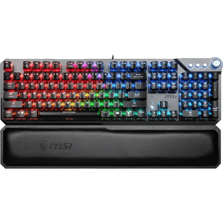 MSI Vigor GK71 Sonic - Tastatur - Hintergrundbeleuchtung - USB - USA QWERTY - Tastenschalter: MSI Sonic Red (S11-04US271-CLA) – Bild 1