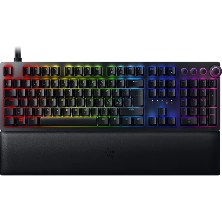Razer Huntsman V2 Optical Red - US - Gaming Tastaturen - Englisch - US QWERTY - Schwarz (RZ03-03930100-R3M1) – Bild 1