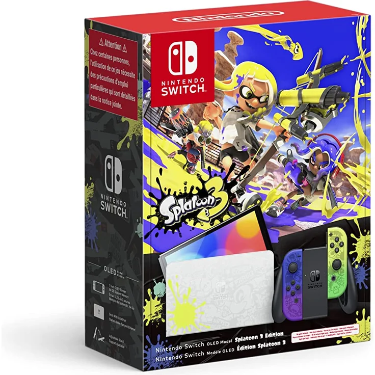 Nintendo Switch OLED-Modell - Splatoon 3 Edition, mehrfarbig – Bild 1