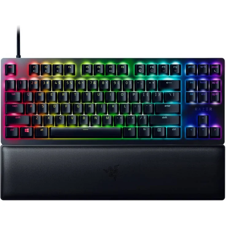 Razer Huntsman V2 TKL Optical Purple - US - Gaming Tastaturen - ohne Numpad - Englisch - US QWERTY - Schwarz (RZ03-03940300-R3M1) – Bild 1