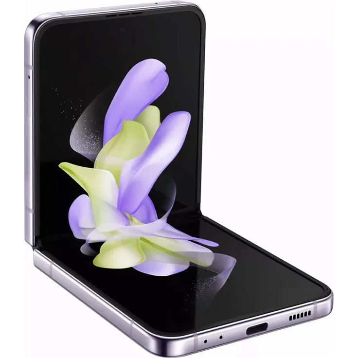 Samsung Galaxy Z Flip 4 5G Smartphone 17,018cm (6,7 Zoll) AMOLED-Display, 256GB interner Speicher, 8GB RAM, Dual-SIM, Android 12, Bora Purple – Bild 1
