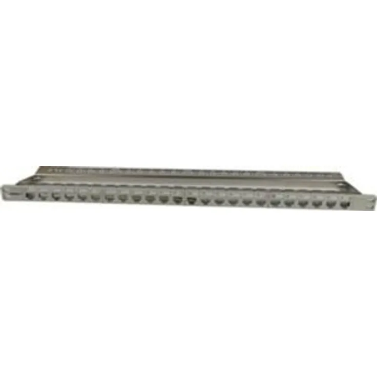 Synergy Keystone, Modulträger, 19''Patchpanel für 24xTP-Modul, 0.5HE, Lichtgrau