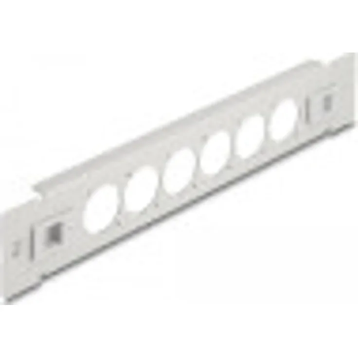 Delock 10'' D-Typ Patchpanel 6 Port werkzeugfrei grau