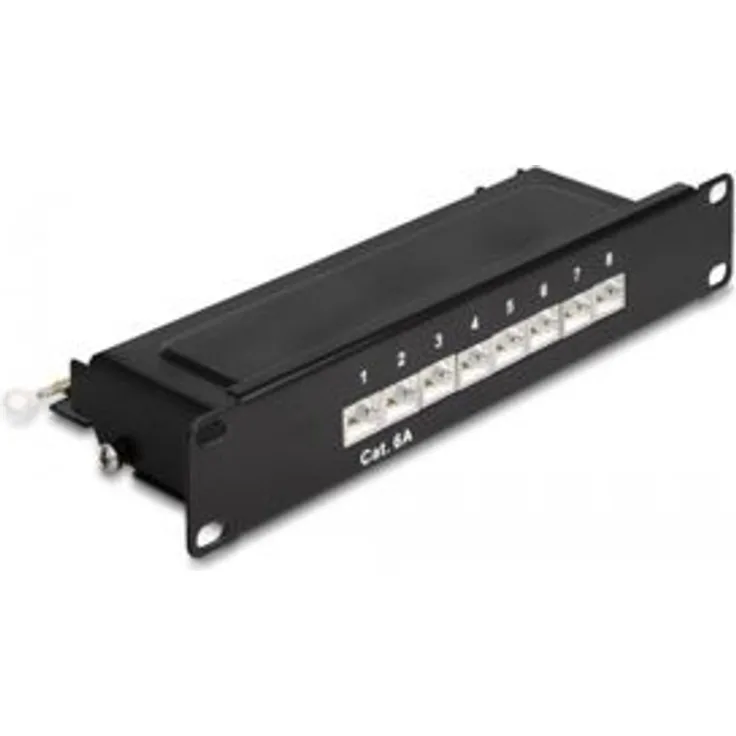 Delock 10'' Patchpanel 8 Port Cat.6A, 66872