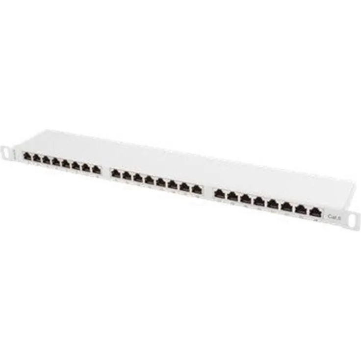 Lanberg PPS6-0024-S - patch panel - 0.5U - 19''