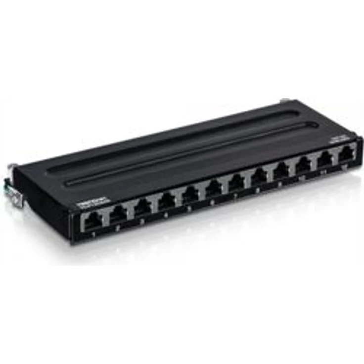 TRENDnet TC-P12C6AS Patch Panel 12-port Cat6a geschirmt Für Wandmontage – Bild 1