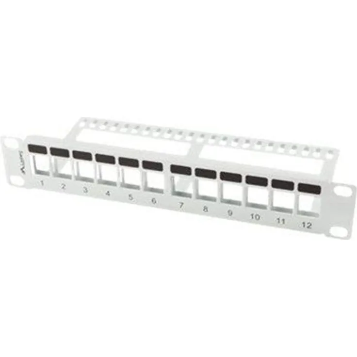 Lanberg PPKS-9112-S - patch panel (blank) - 1U - 10''