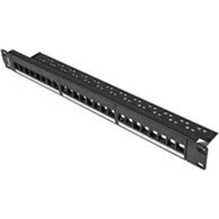 Lanberg PPKS-1024-B - patch panel (blank) - 1U - 19''