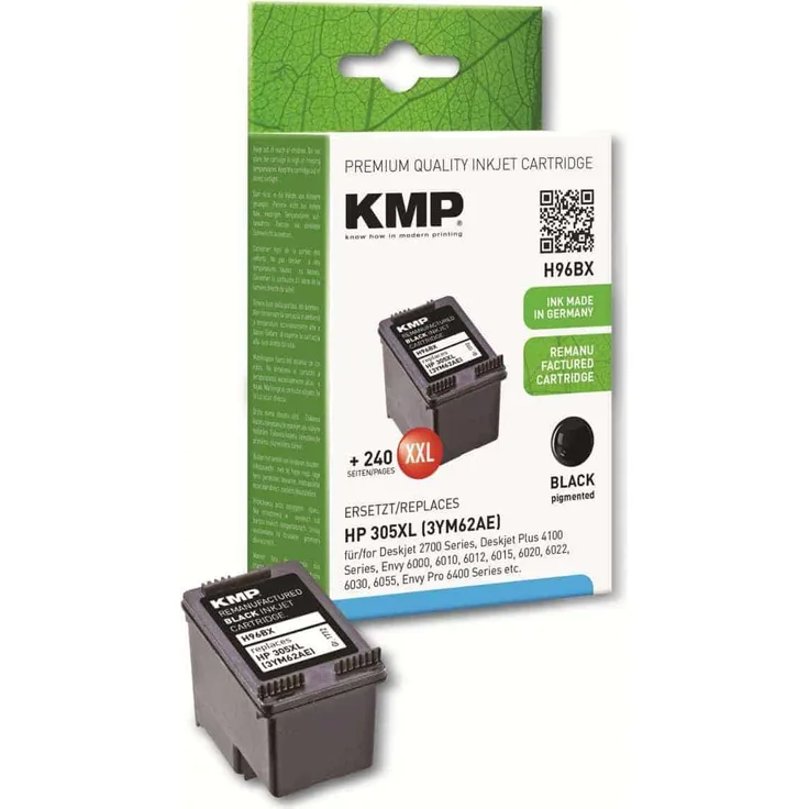 KMP Tintenpatrone H96BX, schwarz, für HP Deskjet