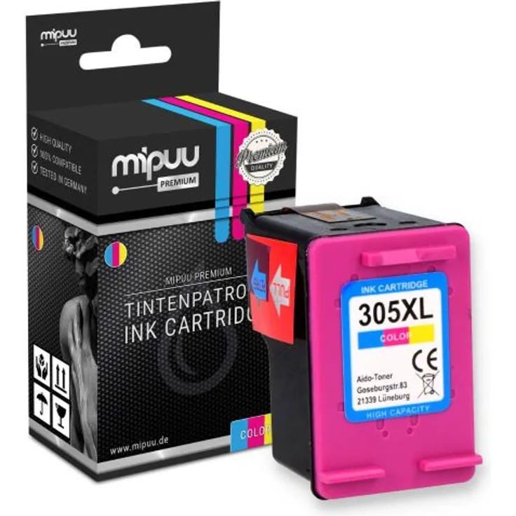 Mipuu Tinte ersetzt HP 305 XL - 3YM63AE Color