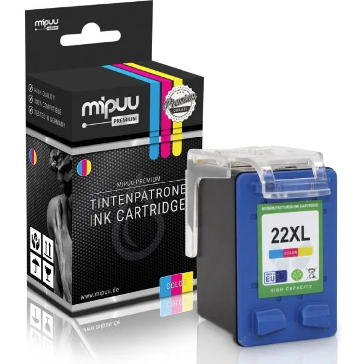 Mipuu Tinte ersetzt HP 22 XL - C9352 Tinte Color