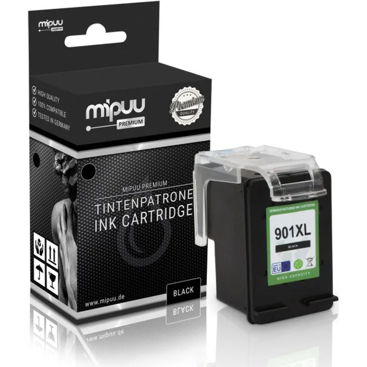 Mipuu Tinte ersetzt HP 901 XL - CC654AE Black