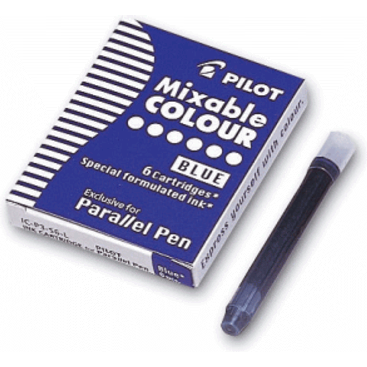 Pilot Füllhalterpatrone IC-P für Parallel Pen blau