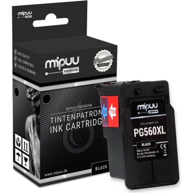 Mipuu Tinte ersetzt Canon PG-560 XL - 3712C001 Black