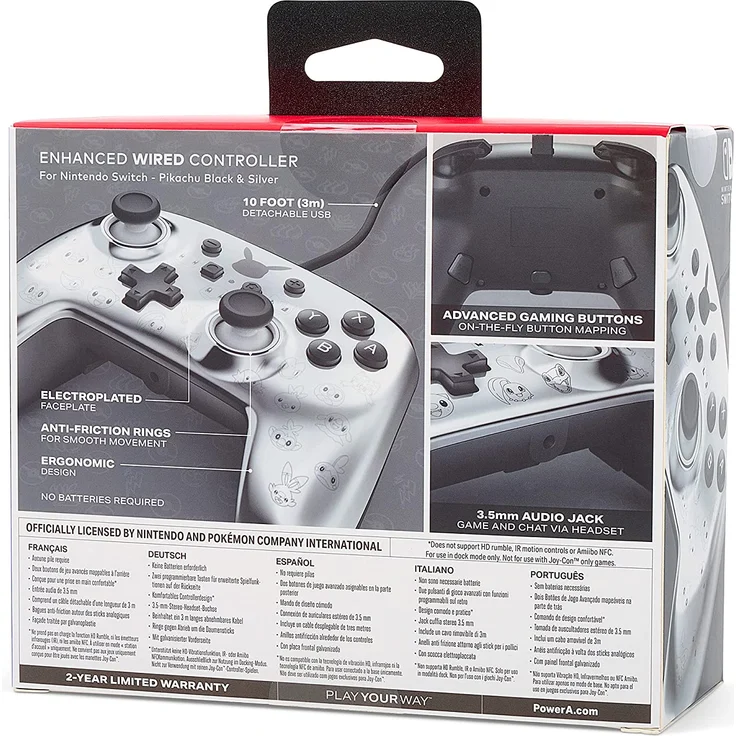 PowerA Enhanced Wired Controller - Pokémon 25th Anniversary (Switch) – Bild 5