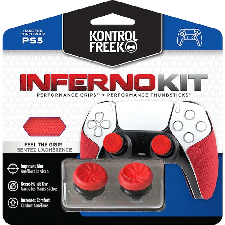 Kontrolfreek Performance Inferno Kit, rot (PC)