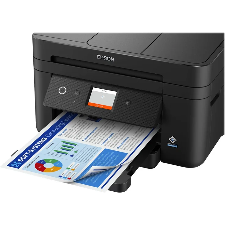 Epson WorkForce WF-2960DWF (4-in-1) Tintenstrahl, Druckgeschwindigkeit: 33 s/w, 20 Farbe, Auflösung: 4800 x 1200 (C11CK60403) – Bild 3