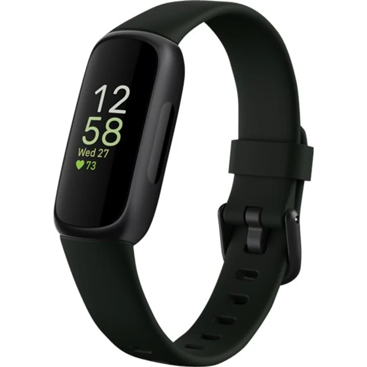 Fitbit Inspire 3 Fitness-Tracker Unisex, Einheitsgröße, Silikonarmband, Nachtschwarz/Schwarz – Bild 3