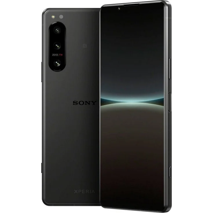 Sony Xperia 5 IV Smartphone 15,494cm (6,1 Zoll) OLED-Display, 128GB interner Speicher, 8GB RAM, Android 12, Dual-SIM, Schwarz – Bild 1