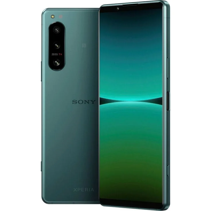 Sony Xperia 5 IV Smartphone 15,494cm (6,1 Zoll) OLED-Display, 128GB interner Speicher, 8GB RAM, Android 12, Dual-SIM, Grün – Bild 1