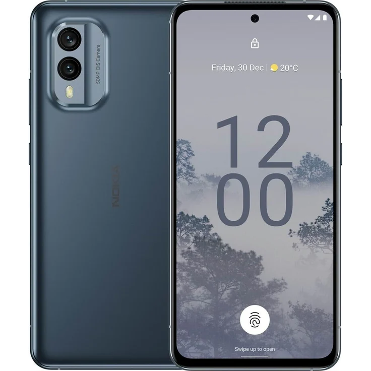 Nokia X30 5G Smartphone 16,332cm (6,43 Zoll) AMOLED-Display, 256GB interner Speicher, 8GB RAM, Android 12, Dual-SIM, Cloudy Blue – Bild 1