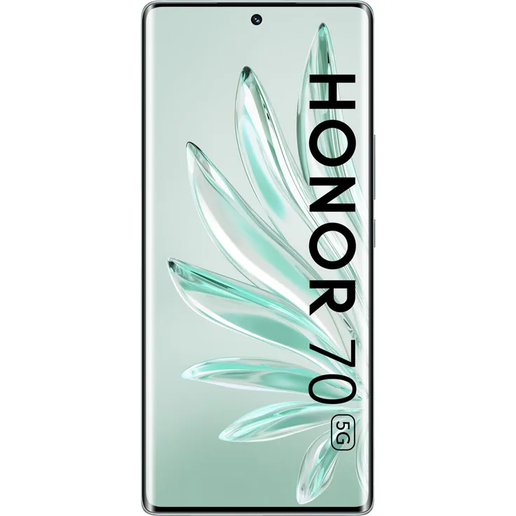 Honor 70 5G Smartphone 16,942cm (6,67 Zoll) OLED-Display, 128GB interner Speicher, 8GB RAM, Android 12, Dual-SIM, Emerald Green