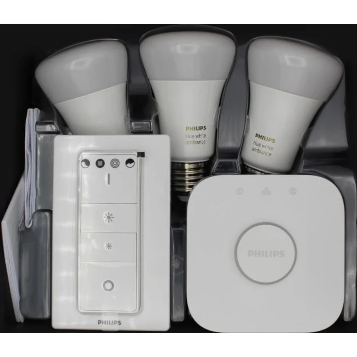 Philips Hue White & Color Ambiance E27 3er Starter Set inkl. Dimmer Switch 75W E27 – Bild 7