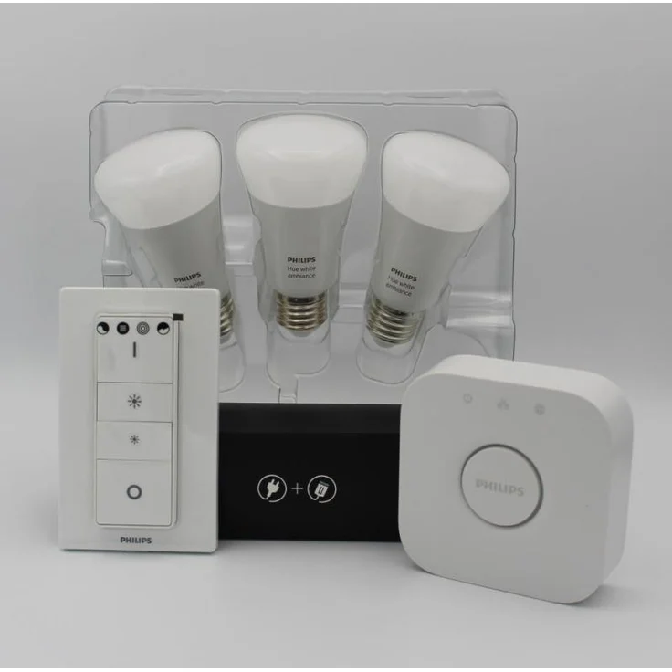 Philips Hue White & Color Ambiance E27 3er Starter Set inkl. Dimmer Switch 75W E27 – Bild 8