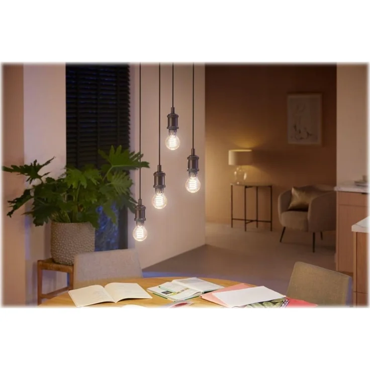 Philips Lighting Hue LED-Leuchtmittel Hue White Ambiance E27 Einzelpack Filament 550lm E27 7W – Bild 7