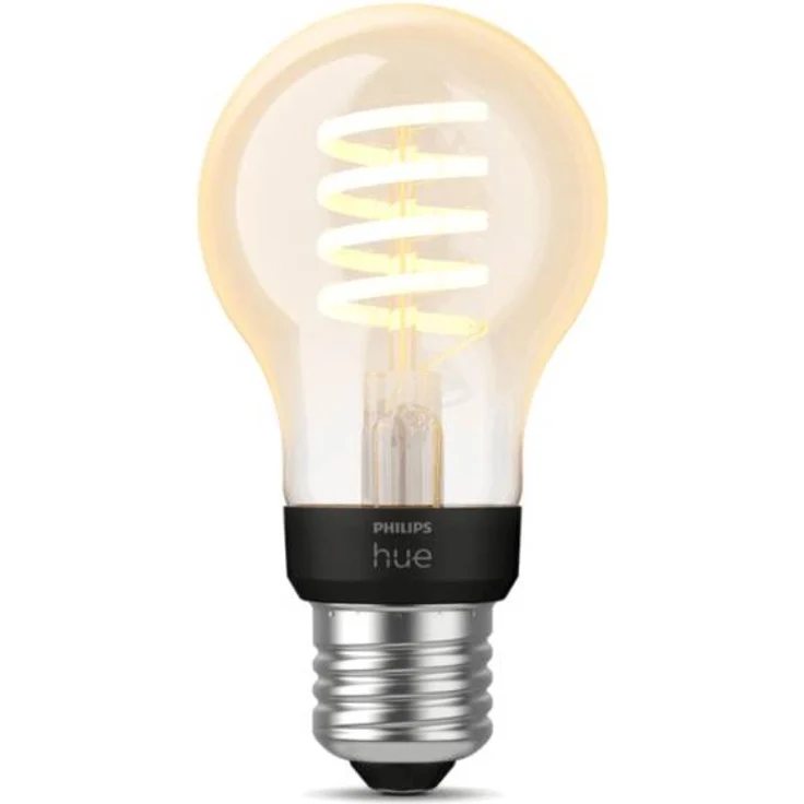 Philips Lighting Hue LED-Leuchtmittel Hue White Ambiance E27 Einzelpack Filament 550lm E27 7W – Bild 3