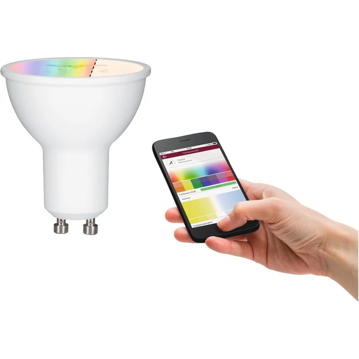 Paulmann Smart Home LED Leuchtmittel GU10 Reflektor RGBW dimmbar ZigBee 5,5W farbiges Licht – Bild 3