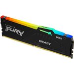 Kingston FURY Beast RGB - DDR5 - Kit - 16 GB: 2 x 8 GB - DIMM 288-PIN - 5200 MHz - PC5-41600 - ungepuffert - Preisvergleich